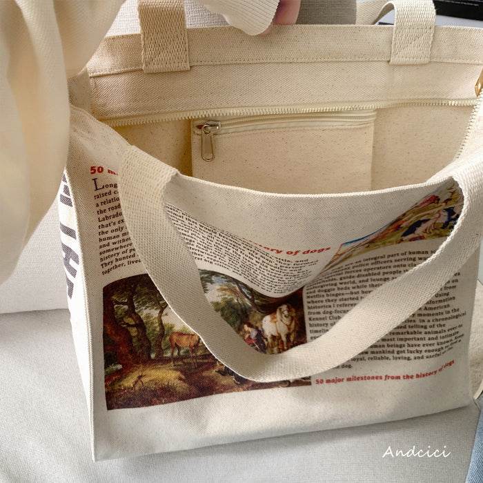 The Vision of Saint Hubert & Book of the HuntTote Bag - Casualruby