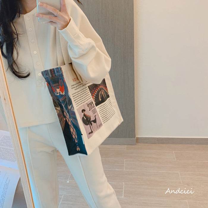 The Nile Art Deco & Lady with Greyhound Dog Tote Bag - Casualruby