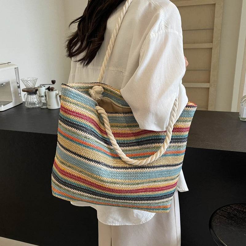 Casualruby©women woven handbags - Casualruby