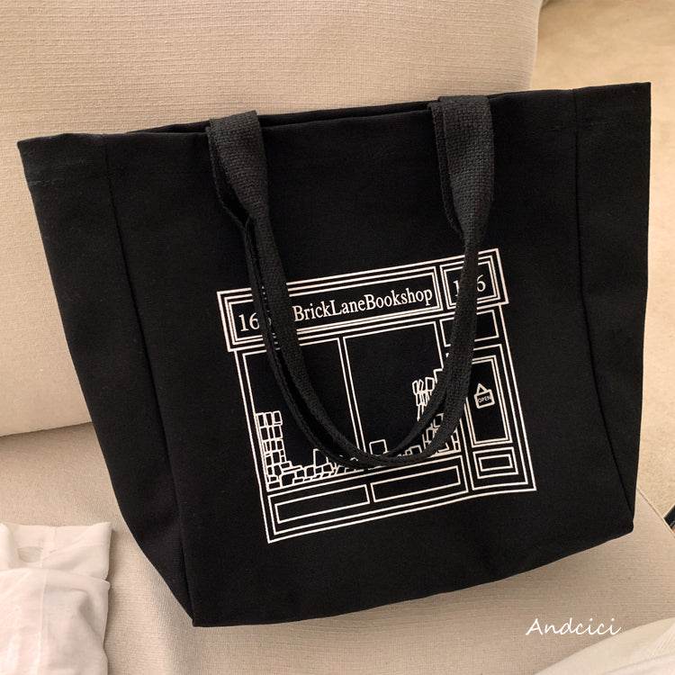 London Brick Lane Bookshop Tote Bag - Casualruby