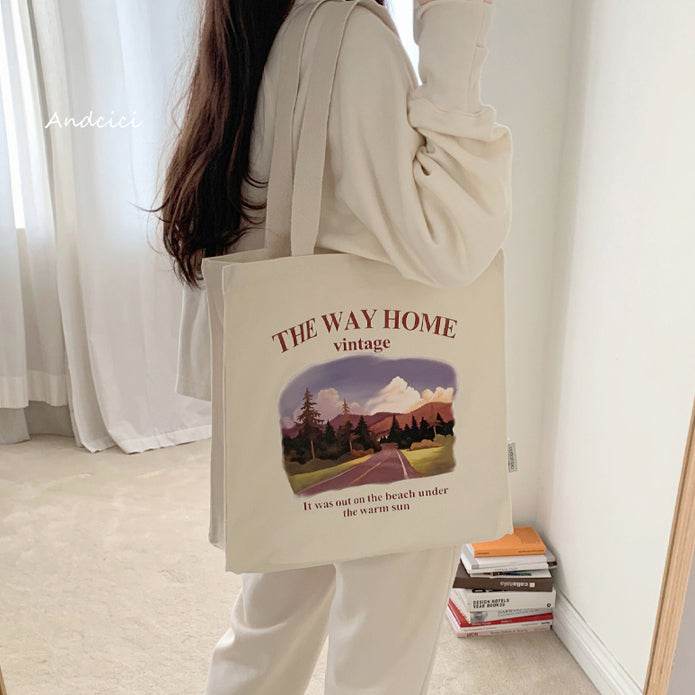 The Way Home Vintage tote bag - Casualruby