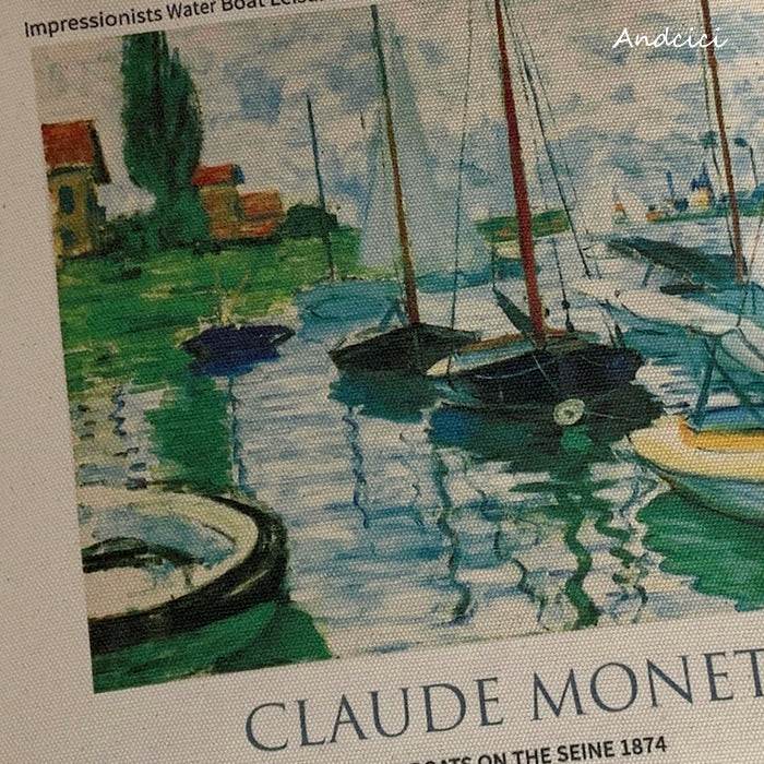 Claude Monet's "Voiliers sur la Seine"