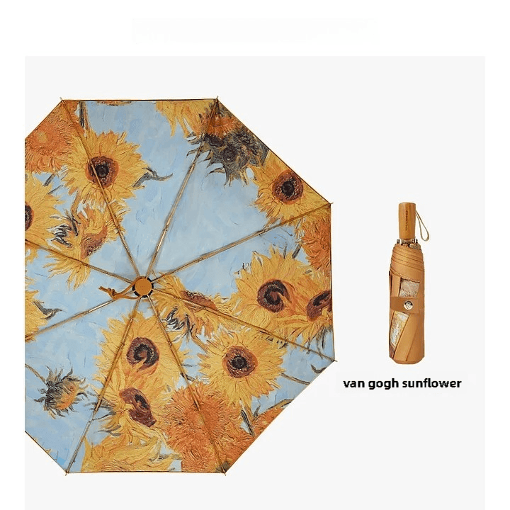 Casualruby©Double-sided Van Gogh Sunflowers Umbrella - Casualruby