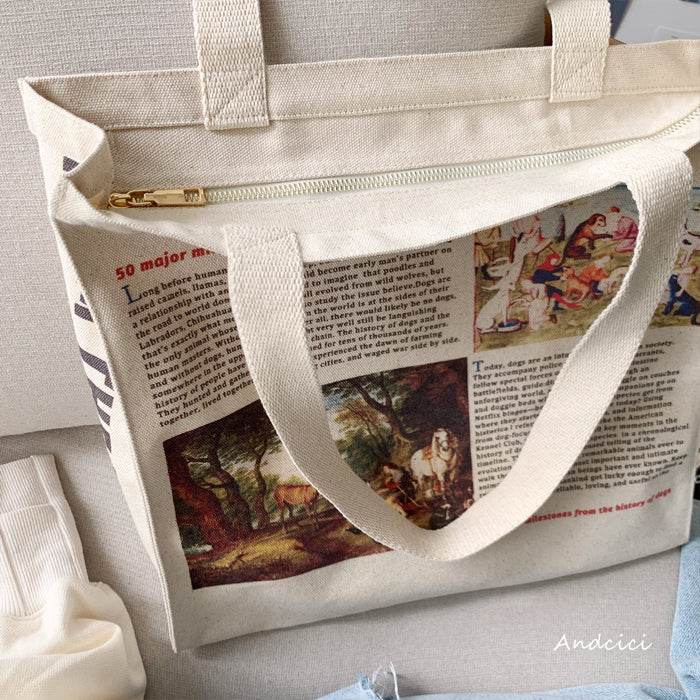 The Vision of Saint Hubert & Book of the HuntTote Bag - Casualruby