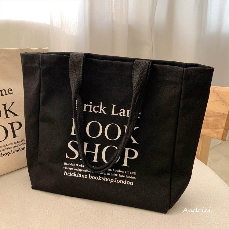 London Brick Lane Bookshop Tote Bag - Casualruby