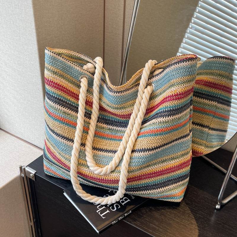 Casualruby©women woven handbags - Casualruby