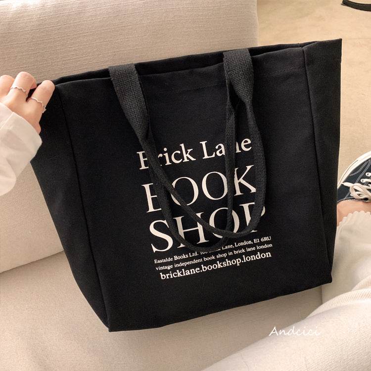 London Brick Lane Bookshop Tote Bag - Casualruby