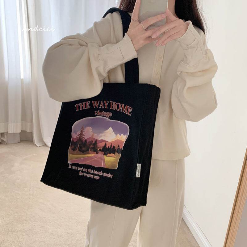 The Way Home Vintage tote bag - Casualruby