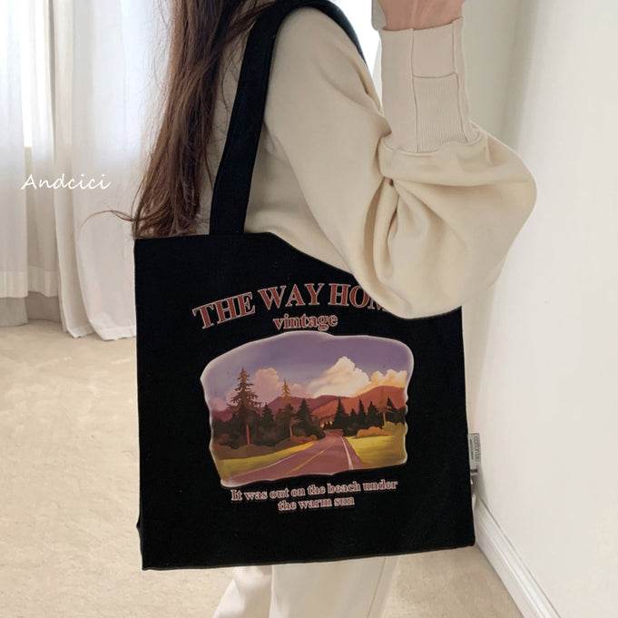 The Way Home Vintage tote bag - Casualruby