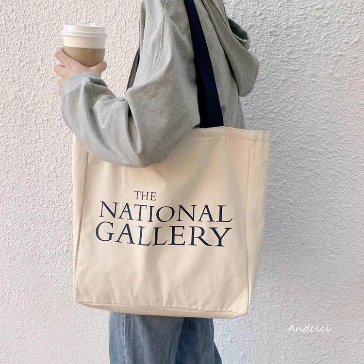Skyline of London Town National Gallery Tote Bag with Zip - Casualruby