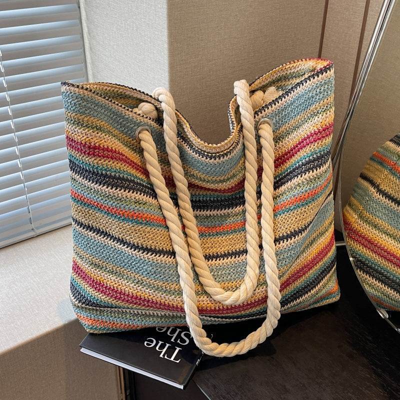 Casualruby©women woven handbags - Casualruby