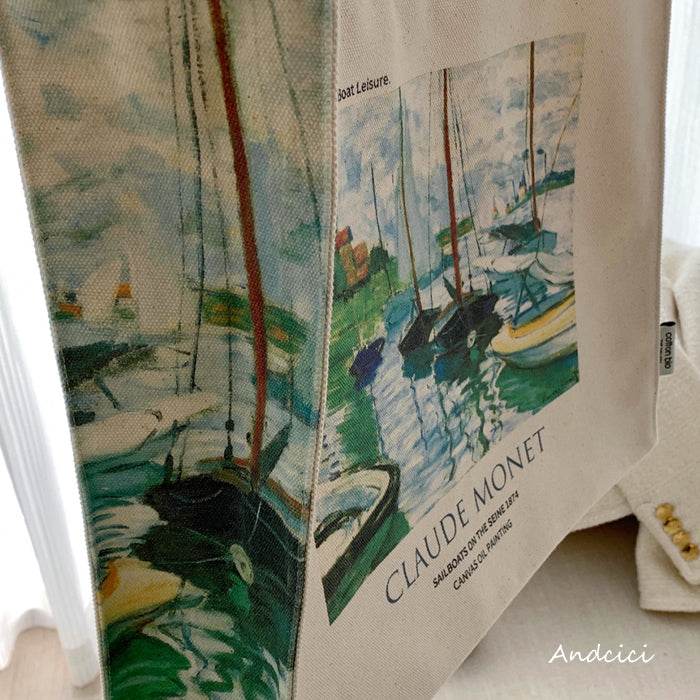 Claude Monet's "Voiliers sur la Seine"