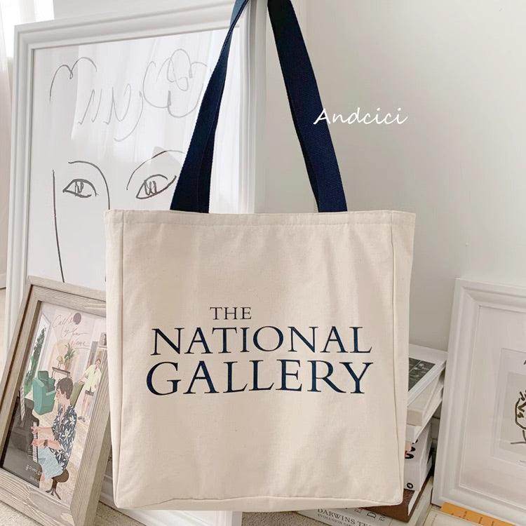 Skyline of London Town National Gallery Tote Bag with Zip - Casualruby