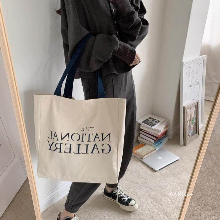 Skyline of London Town National Gallery Tote Bag with Zip - Casualruby