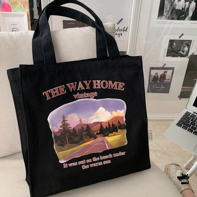 The Way Home Vintage tote bag - Casualruby