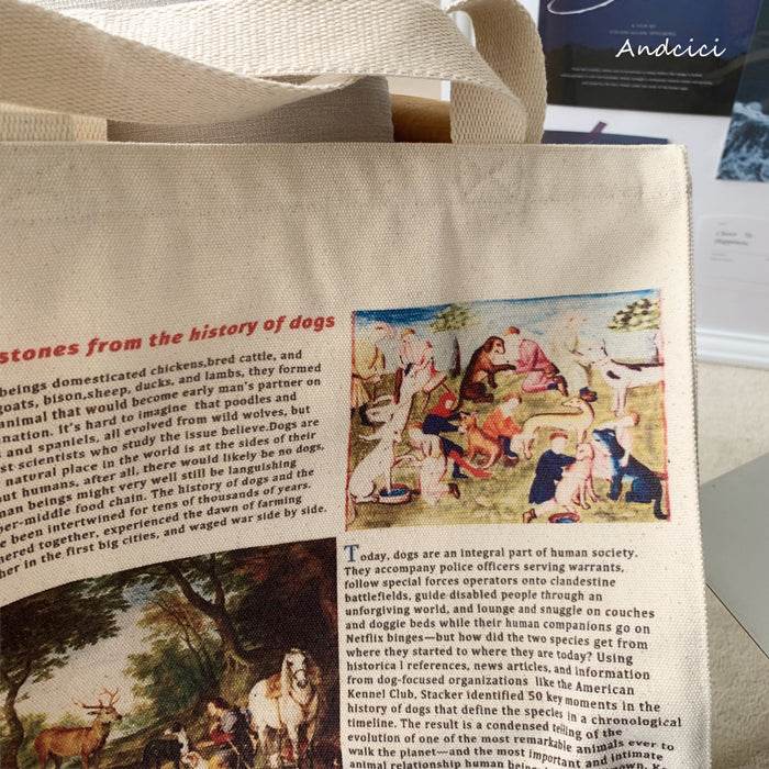 The Vision of Saint Hubert & Book of the HuntTote Bag - Casualruby