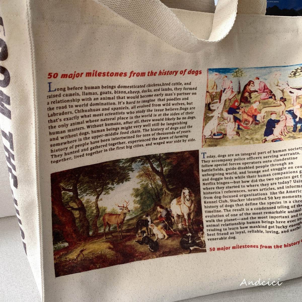 The Vision of Saint Hubert & Book of the HuntTote Bag - Casualruby