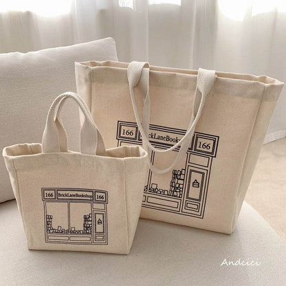 London Brick Lane Bookshop Tote Bag - Casualruby
