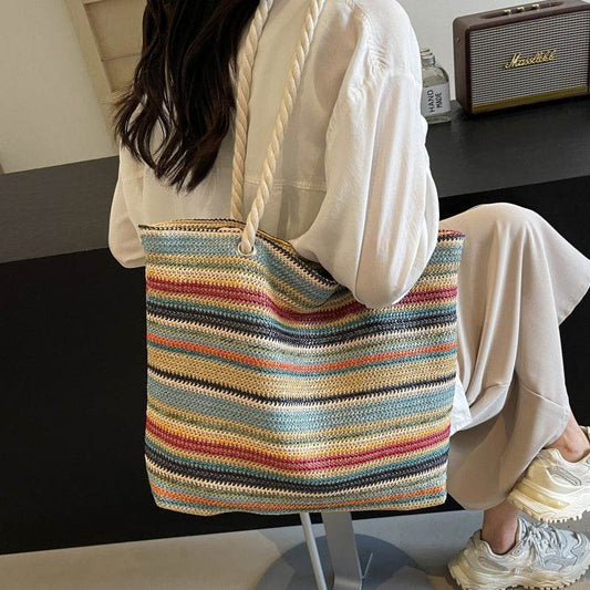 Casualruby©women woven handbags - Casualruby