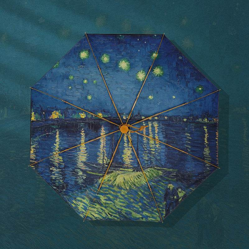 Casualruby©Double-sided Van Gogh Starry Night Umbrella - Casualruby