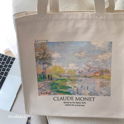 Claude Monet "Spring by the Seine"