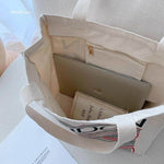 London Books with Red Covers Tote Bag with Zip - Casualruby