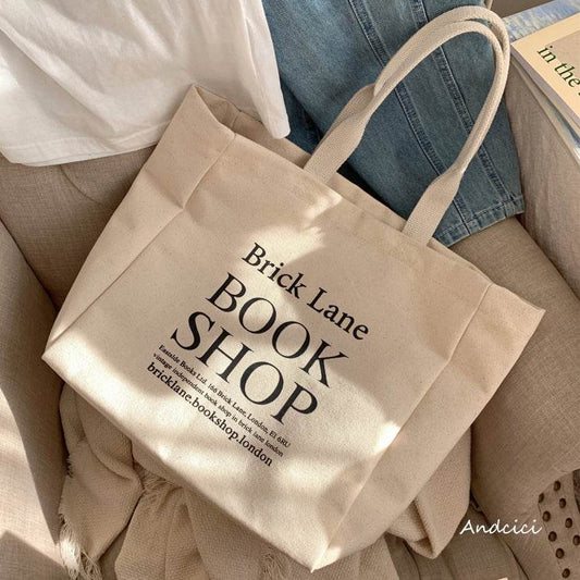 London Brick Lane Bookshop Tote Bag - Casualruby