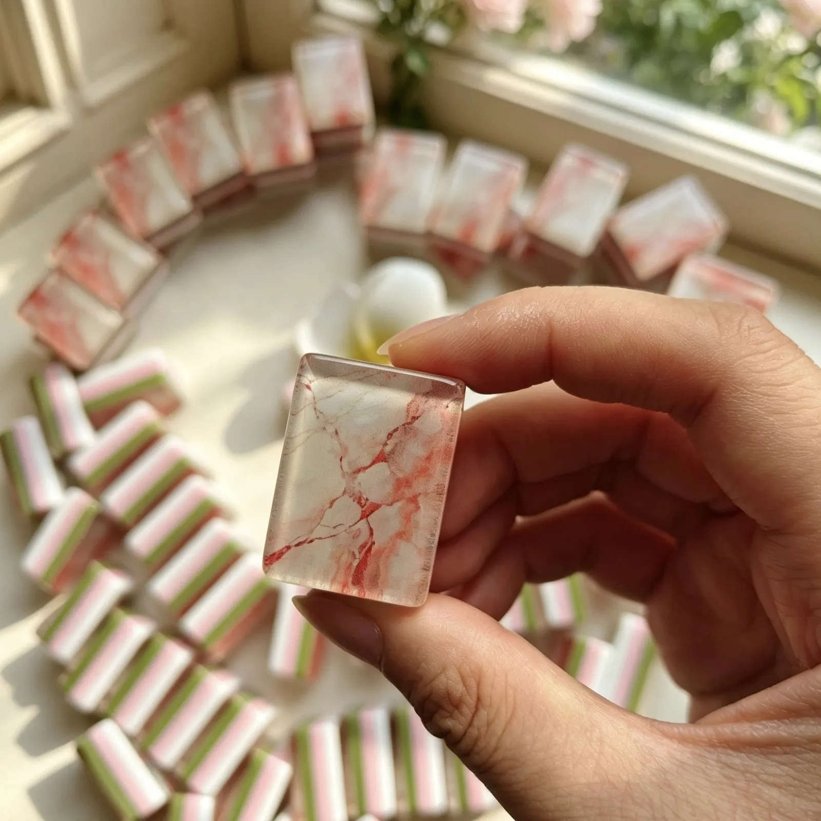 Casualruby© Blush Allure American Mahjong Tiles