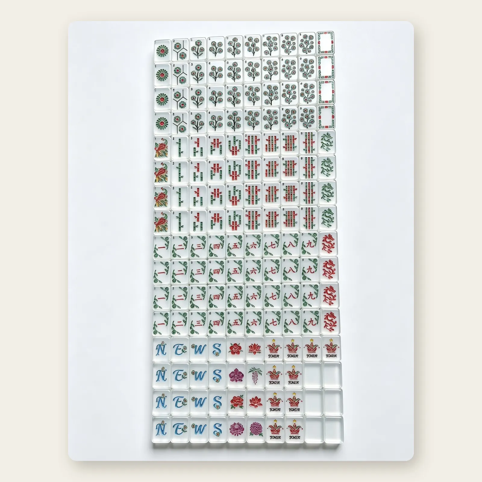 Casualruby© Wild Earth American Mahjong Tiles
