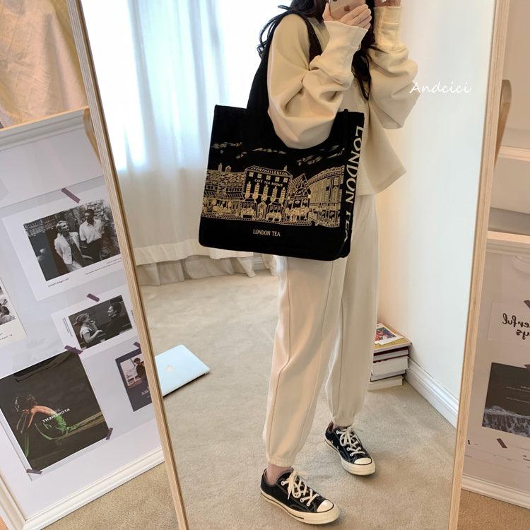 London Tea Northallerton Canvas Tote Bag with Zip