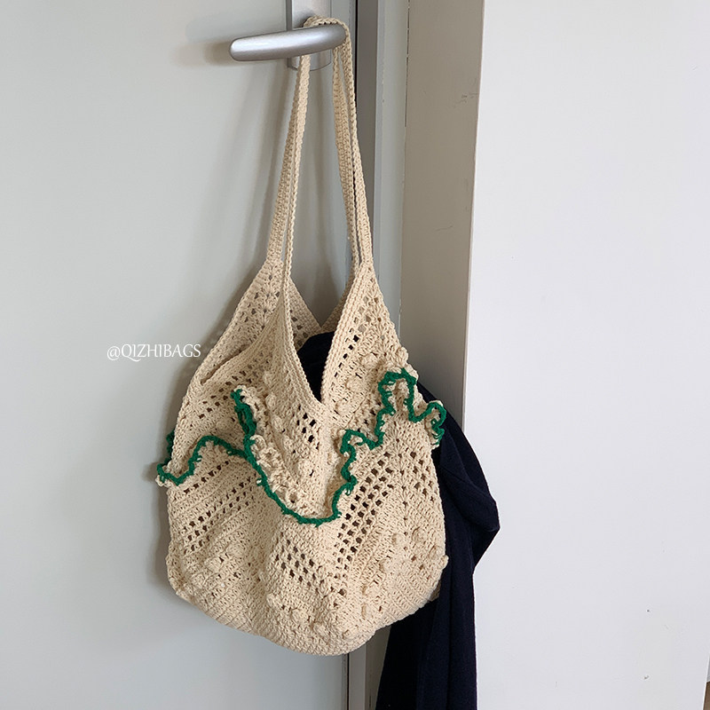 Casualruby© Hollow Woven Bag for Beach Vacation