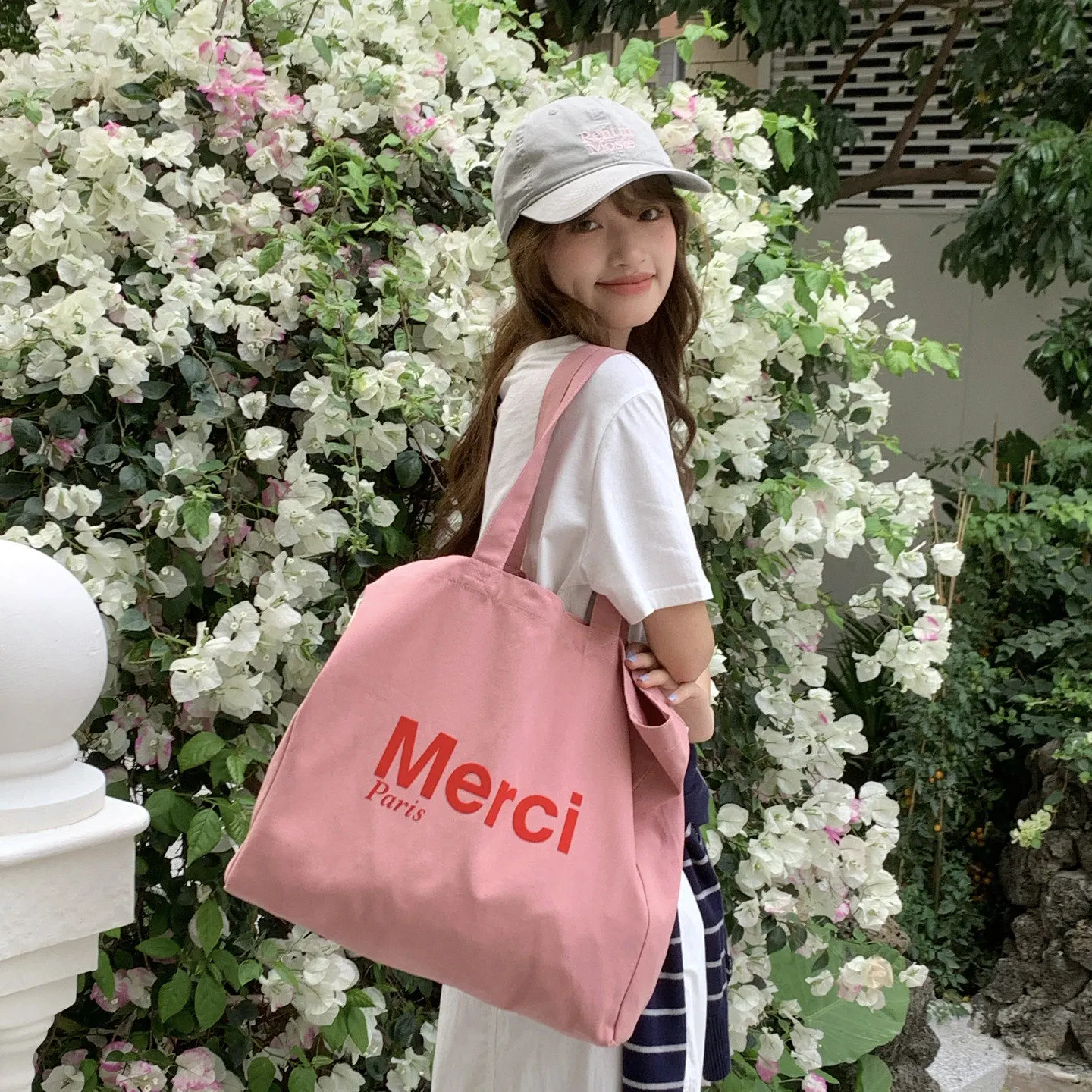 Casualruby© Large Canvas Tote Bag for Women