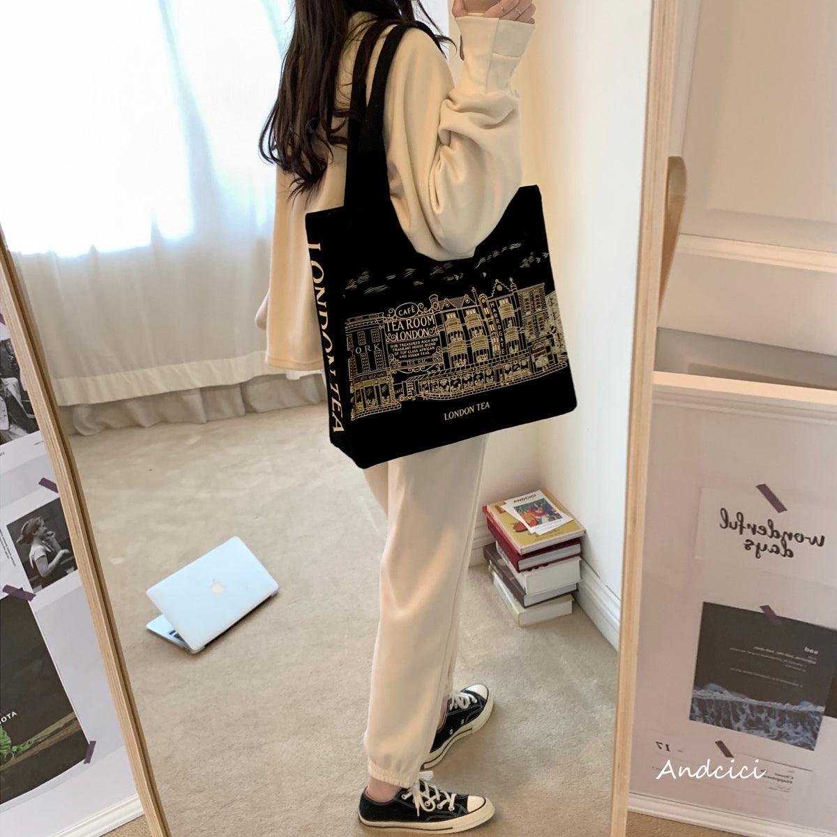 London Tea Northallerton Canvas Tote Bag with Zip