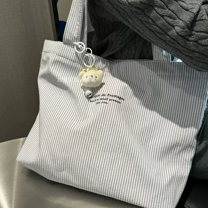 Casualruby© Oversized Korean Canvas Tote Bag