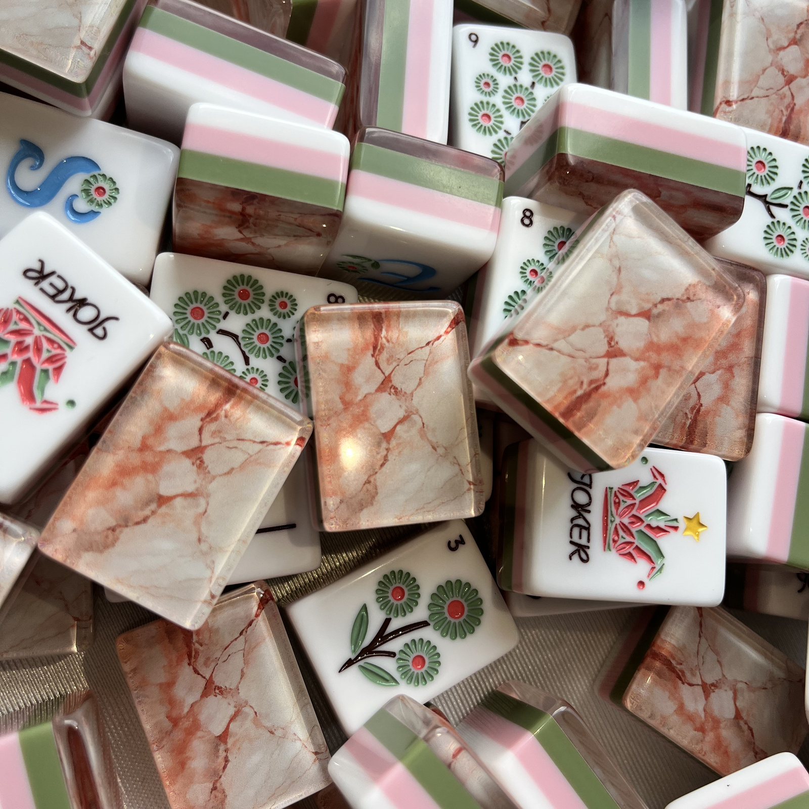 Casualruby© Blush Allure American Mahjong Tiles
