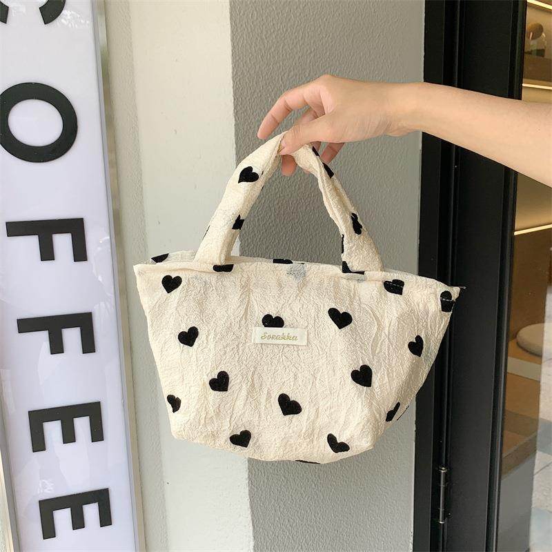 Casualruby © Love texture canvas tote bag