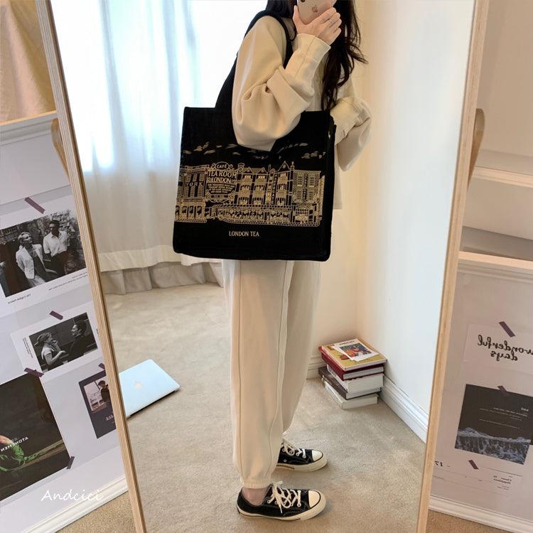 London Tea Northallerton Canvas Tote Bag with Zip