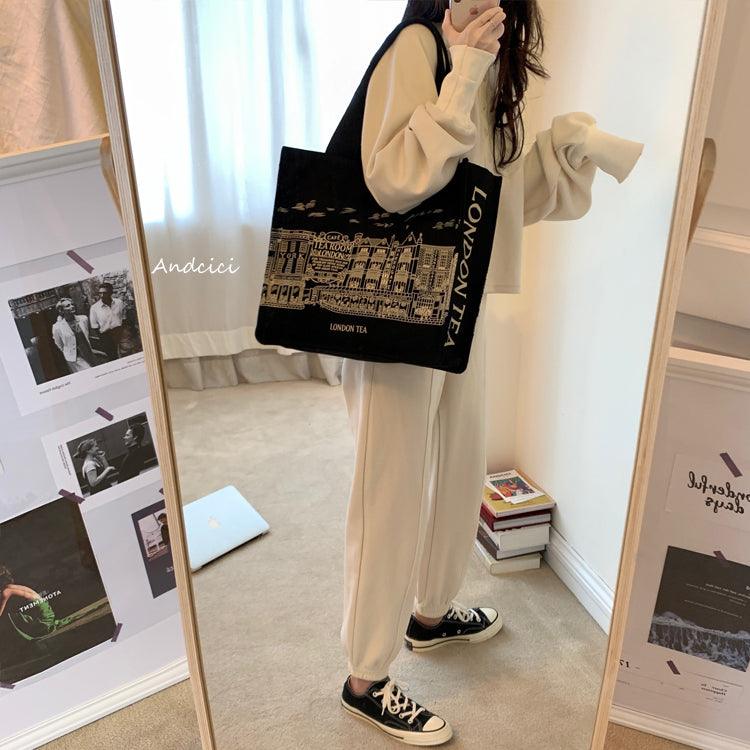 London Tea Northallerton Canvas Tote Bag with Zip