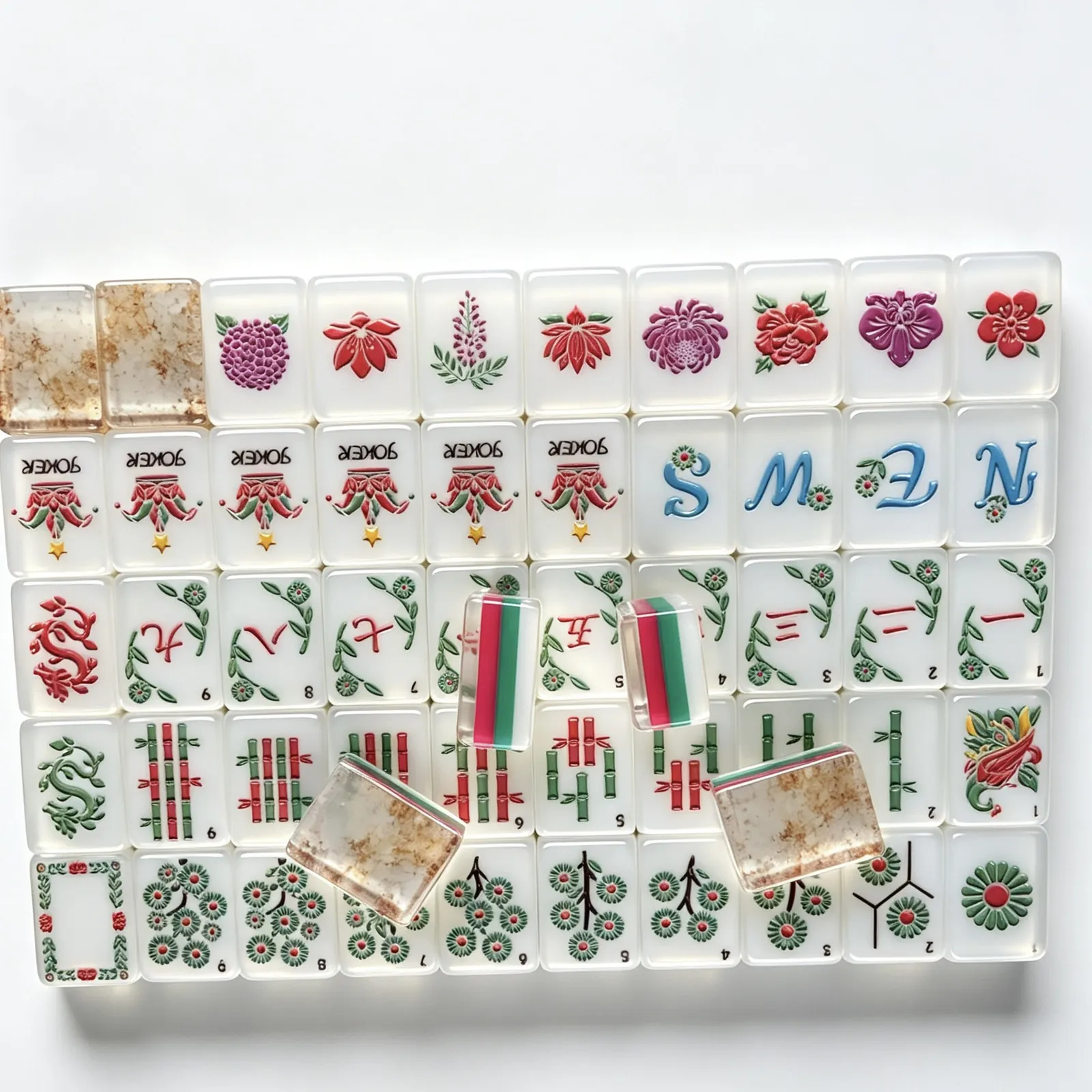Casualruby© Wild Earth American Mahjong Tiles