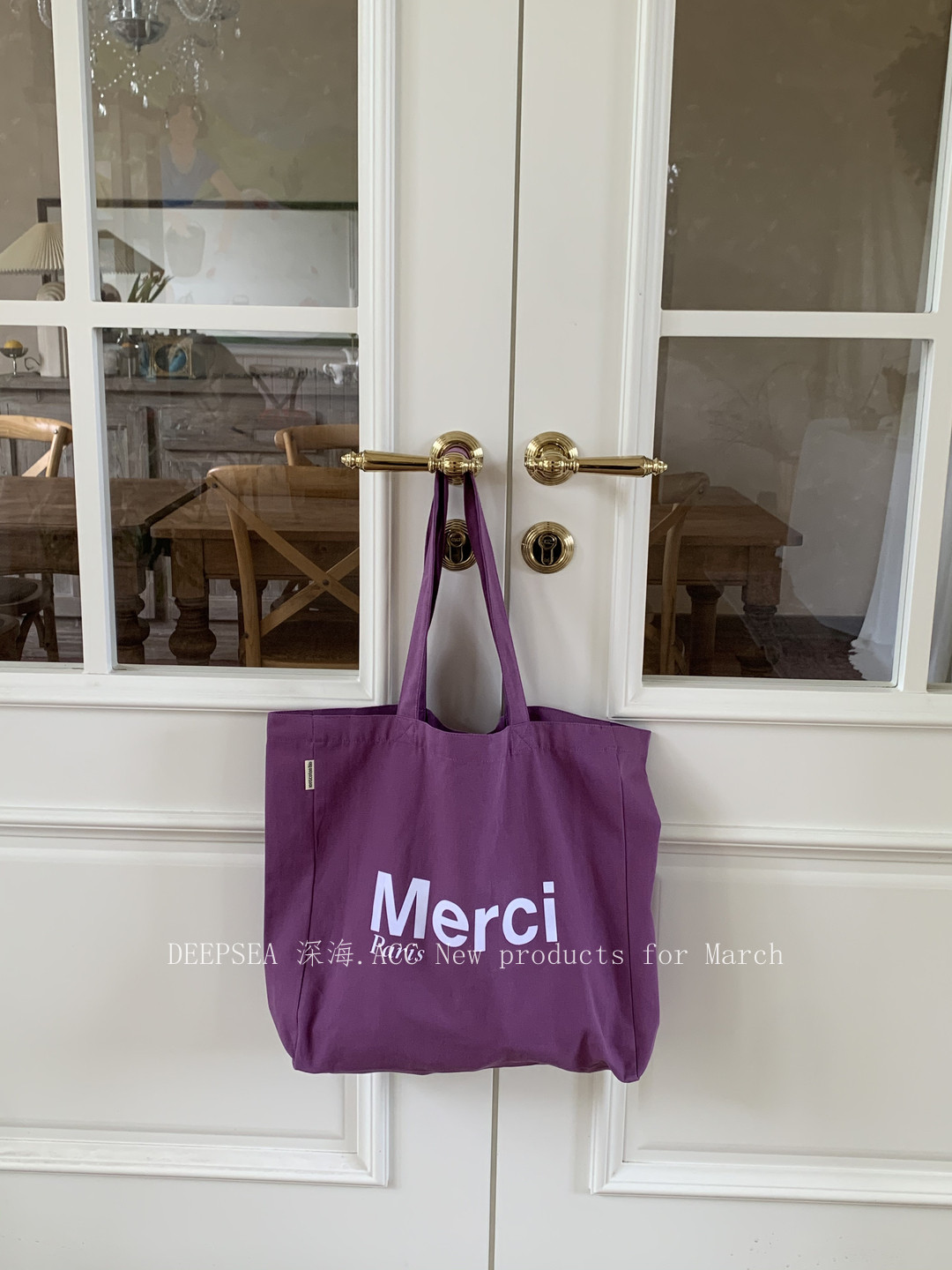 Casualruby© Large Canvas Tote Bag for Women