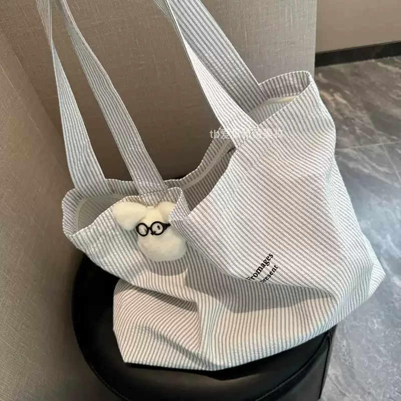 Casualruby© Oversized Korean Canvas Tote Bag