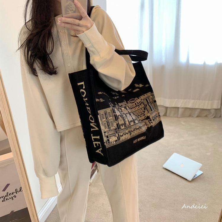 London Tea Northallerton Canvas Tote Bag with Zip
