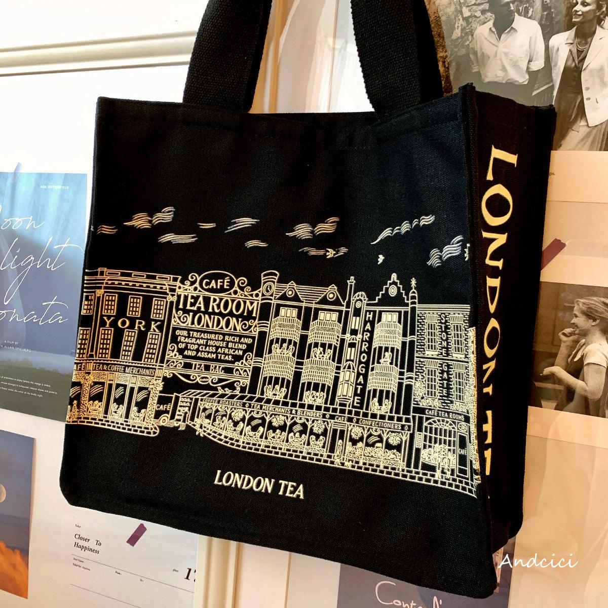 London Tea Northallerton Canvas Tote Bag with Zip