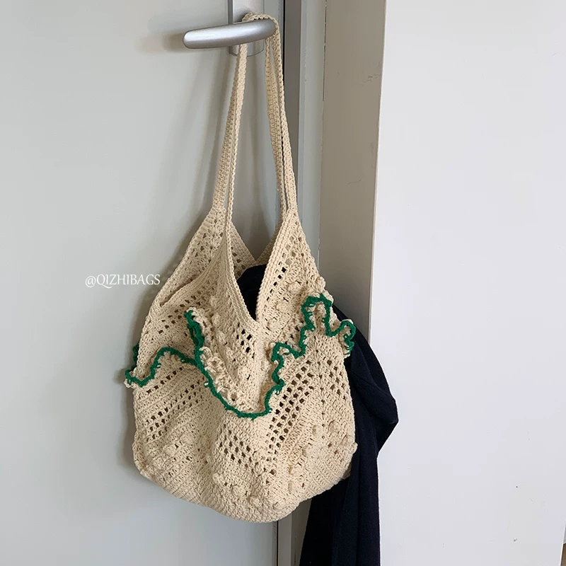 Casualruby© Hollow Woven Bag for Beach Vacation