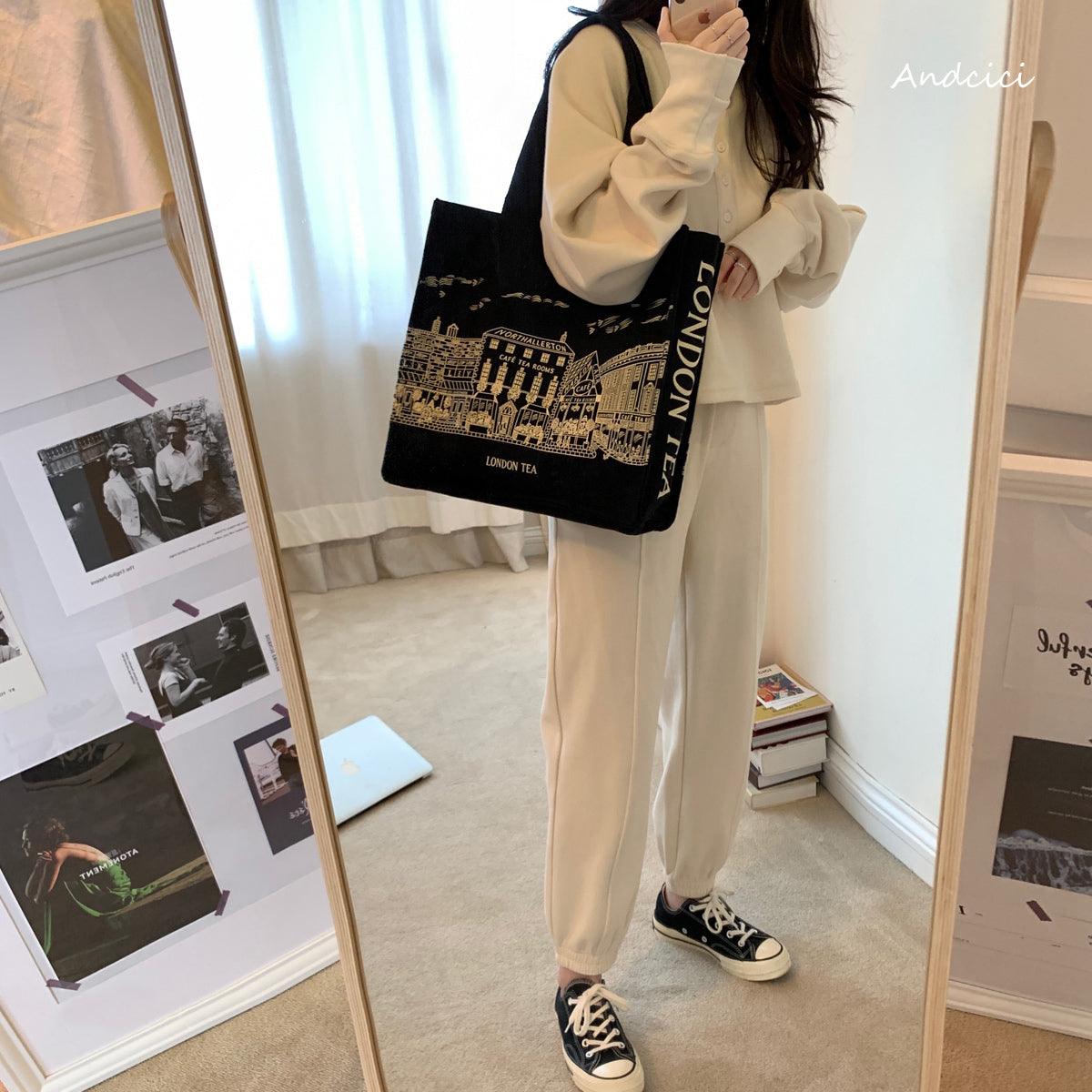 London Tea Northallerton Canvas Tote Bag with Zip