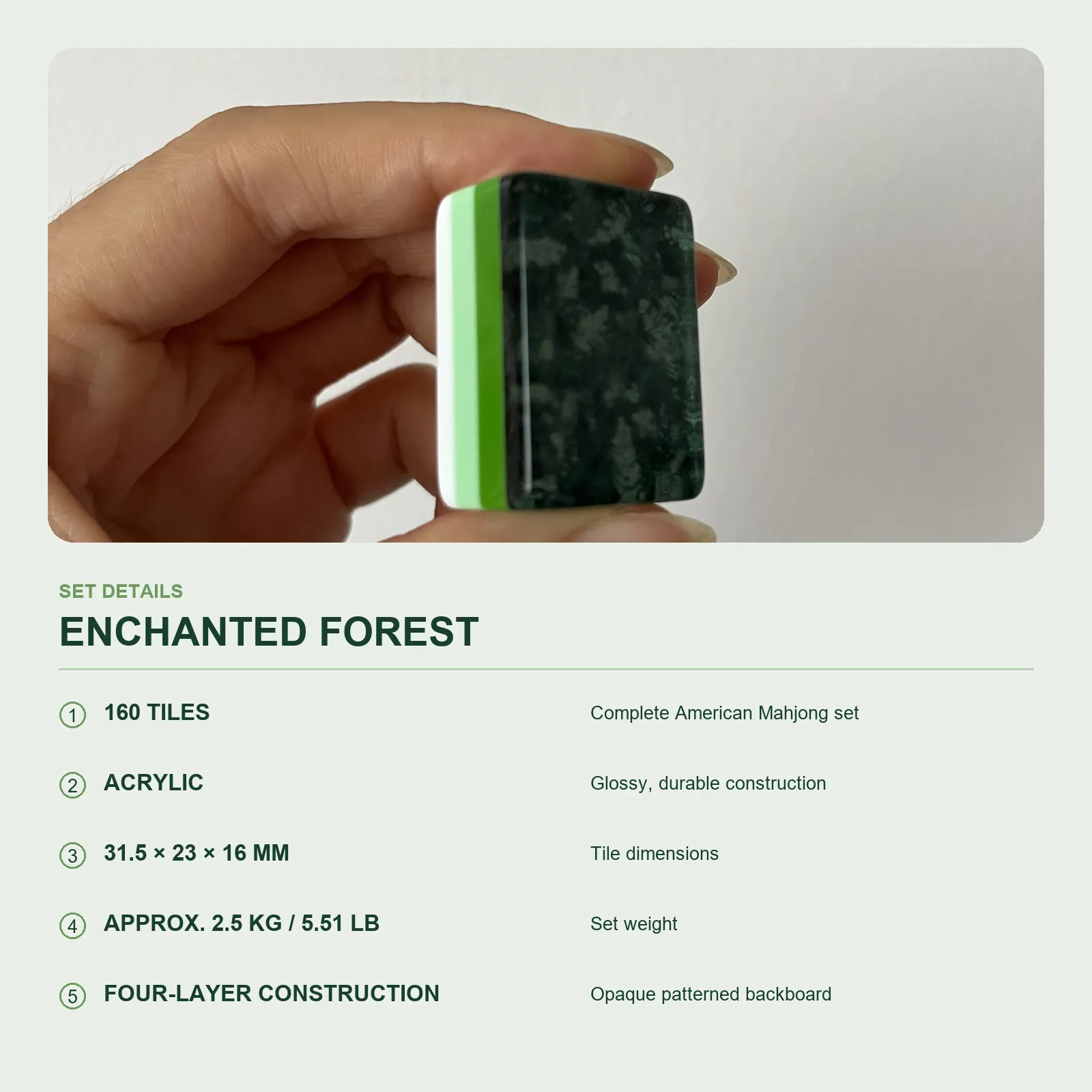 Casualruby© Enchanted Forest American Mahjong Tiles