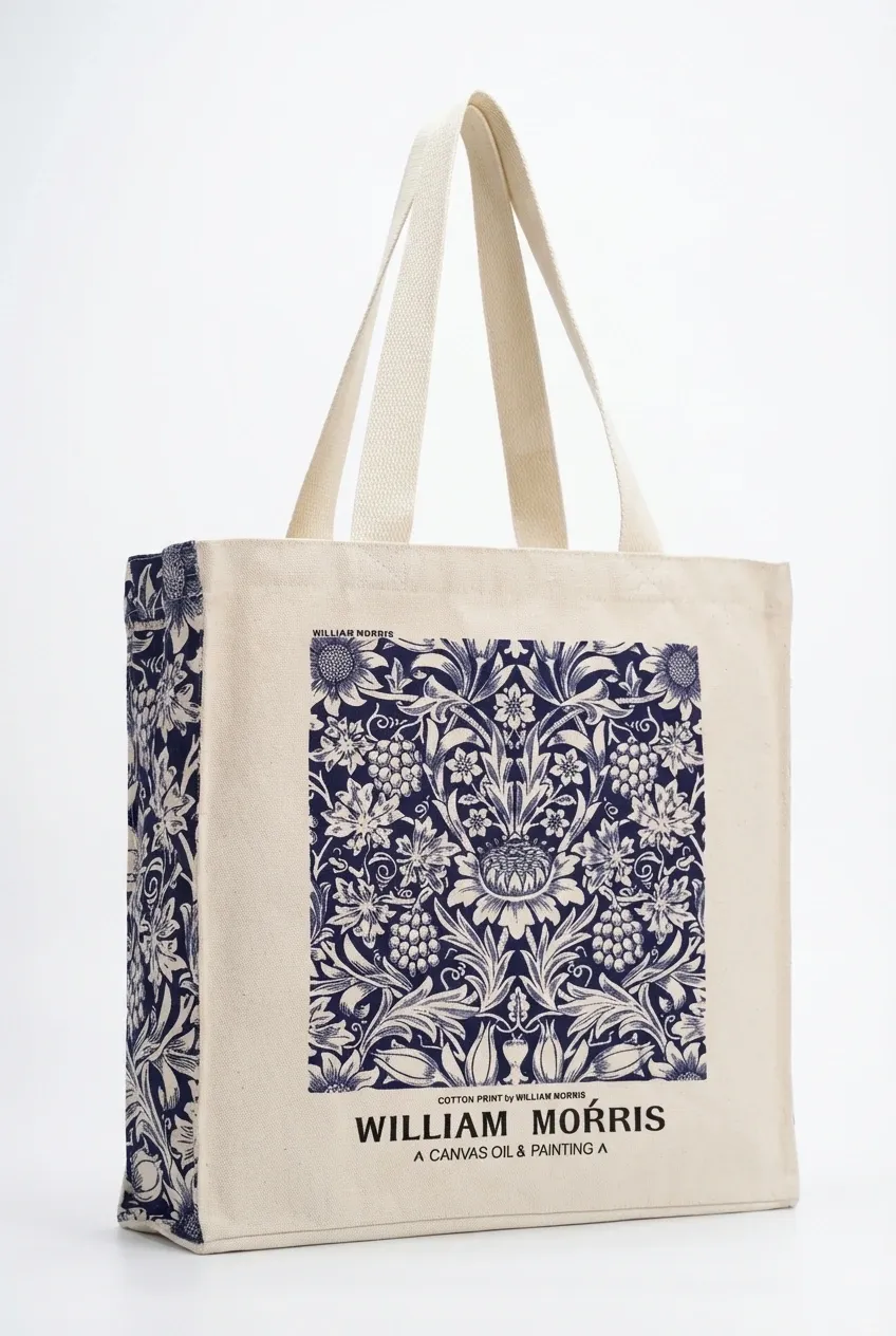 William Morris “Navy Botanical Pattern”