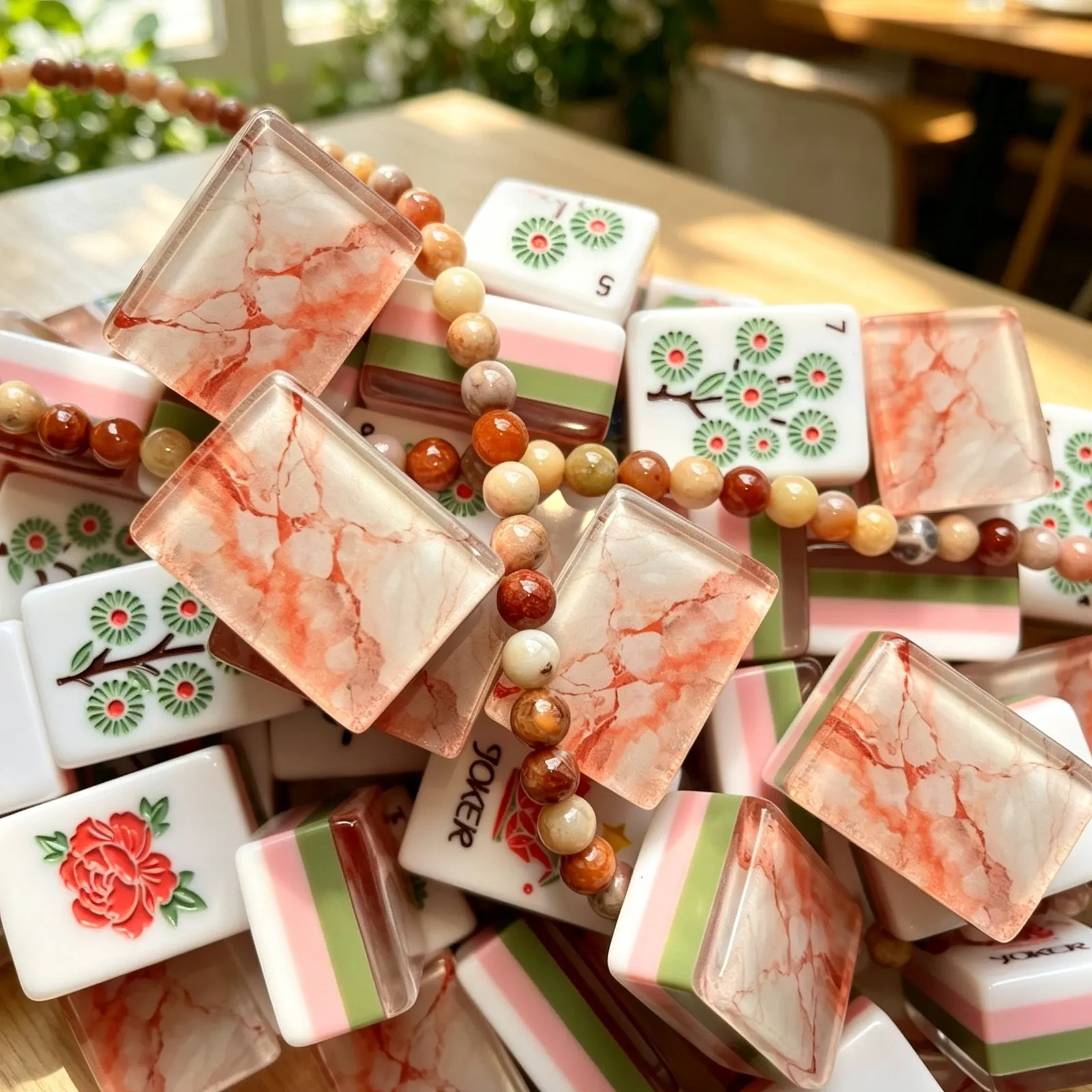 Casualruby© Blush Allure American Mahjong Tiles