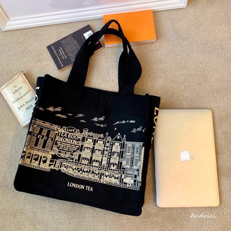 London Tea Northallerton Canvas Tote Bag with Zip